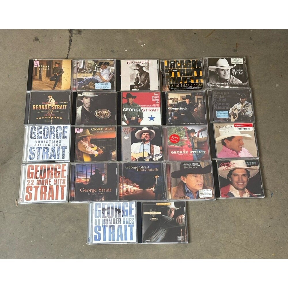 Lot of 22 George Strait Assorted CD's - Used